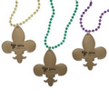 Fleur-de-Lis Medallion Beads